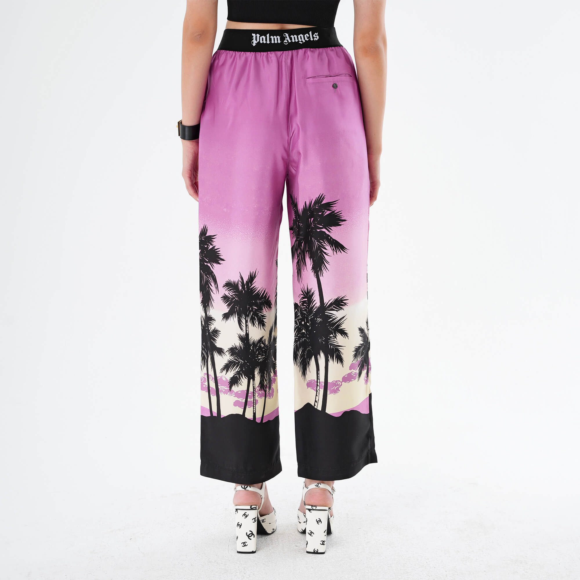 Palm Angels - Multicolor Sunset Print Pants IT42